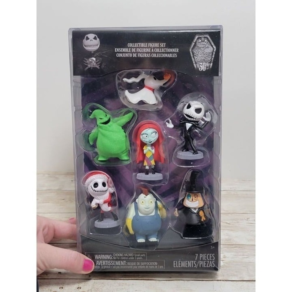 Disney Tim Burton's the Nightmare before Christmas 7-piece Collectible Figure Se